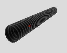 Спиральновитая Труба Металлическая (ГСМТ) 3; 1500, Zn 6ОН HDPE(2) 